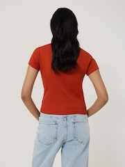 Jigsaw Orange Baby Fine T-Shirt - Image 4 of 5