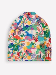 Boden Green Sunsafe Patterned Rash Vest - Image 2 of 3