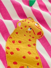 Boden Pink Mara Towelling Throw-On Robe - Image 3 of 3