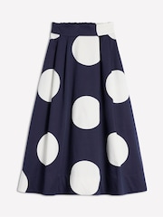 Boden Blue Isabella Sateen Skirt - Image 7 of 7