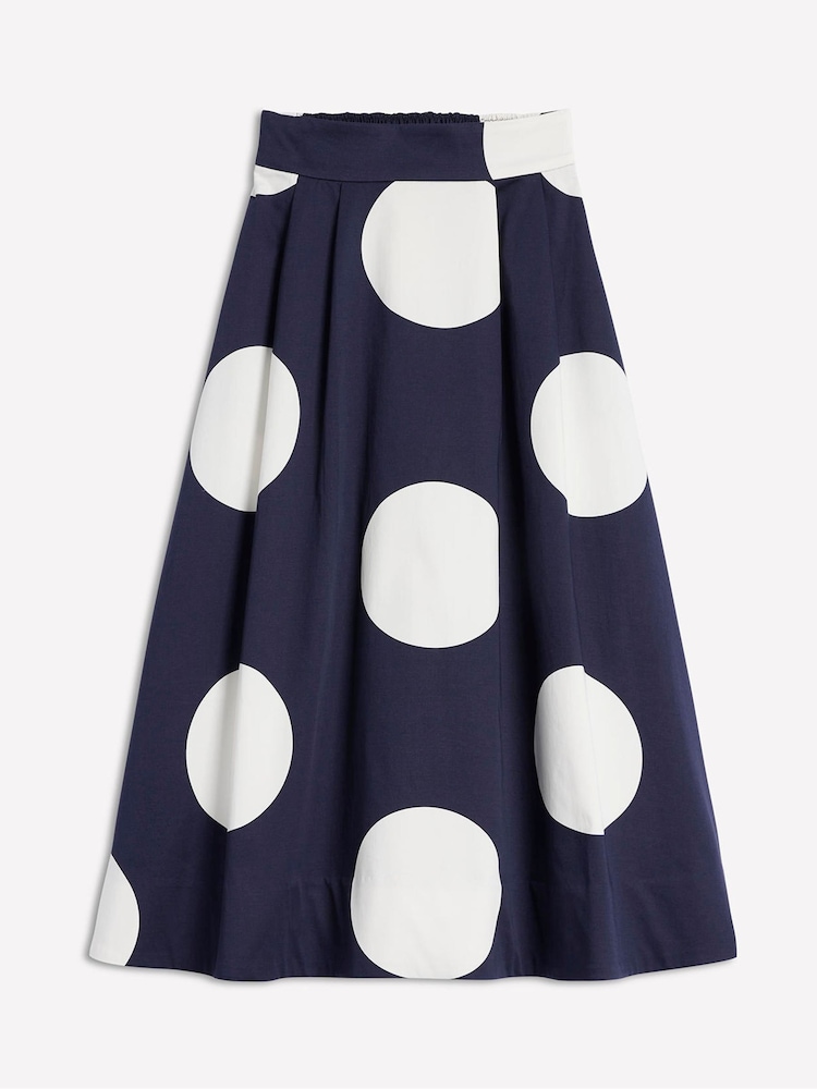 Boden Blue Isabella Sateen Skirt - Image 7 of 7