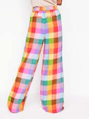 Boden Multi Dulwich 100% Linen Trousers - Image 3 of 8