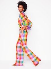 Boden Multi Dulwich 100% Linen Trousers - Image 5 of 8