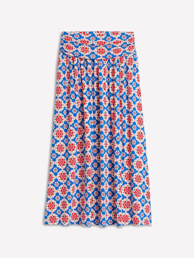 Boden Blue Rosaline Jersey Skirt - Image 5 of 5