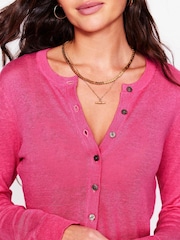 Boden Josie Cropped 100% Linen Cardigan - Slika 2 iz 6