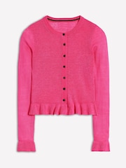 Boden Josie Cropped 100% Linen Cardigan - Slika 5 iz 6