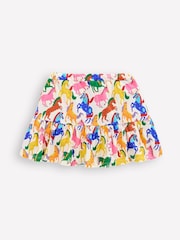 Boden Pink Tiered 100% Cotton Jersey Skirt - Image 2 of 4