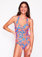 Boden Orange Levanzo Halter Swimsuit - Image 1 of 7