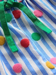 Azul - Boden Juniper Woven Frill 100% Cotton Shorts - Imagen 3 de 3