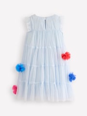 Boden Blue Tulle Tiered Dress - Image 3 of 4