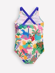 Boden Multi Cross-Back Printed Swimsuit - Image 3 of 4