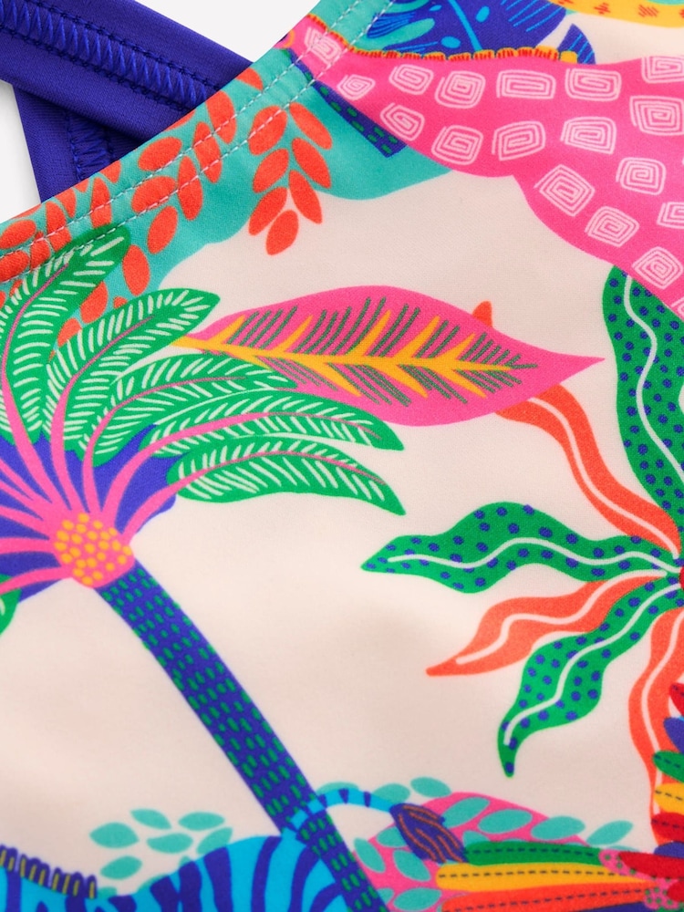 Boden Multi Cross-Back Printed Swimsuit - Image 4 of 4