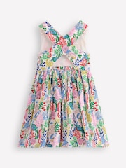 Boden Coral Reef Harper Cross-Back 100% Cotton Dress - Image 3 of 4