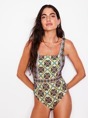 Boden Green Lefkada Square Neck Swimsuit - Image 1 of 6