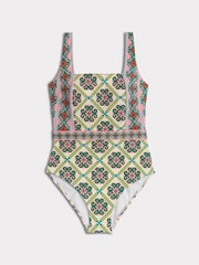 Boden Green Lefkada Square Neck Swimsuit - Image 5 of 6