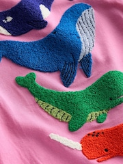Pink Whale - Boden Bay Boucle T-Shirt - Image 3 of 3