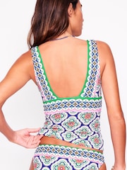 Boden Blue Porto Tankini Top - Image 4 of 7