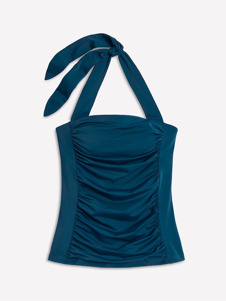 Boden Blue Kythira Ruched Tankini - Image 5 of 6