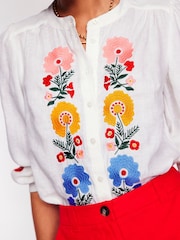Boden White Alicia Top - Image 3 of 8