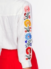 Boden White Alicia Top - Image 4 of 8