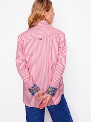 Boden Pink Sadie Relaxed 100% Cotton Shirt - Image 4 of 6