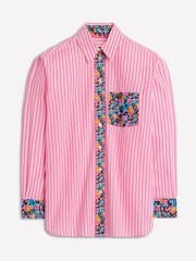 Boden Pink Sadie Relaxed 100% Cotton Shirt - Image 6 of 6