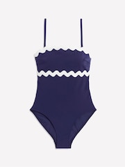 Boden Blue Giant Rik Rak Swimsuit - Image 6 of 7
