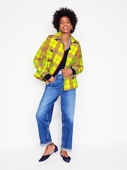 Boden Yellow Mayfair Cropped Trench Jacket - Image 3 of 6
