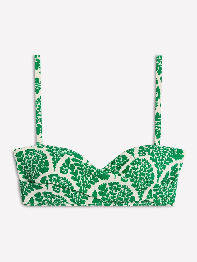 Boden Green Andros Twist Front Bikini Top - Image 6 of 7