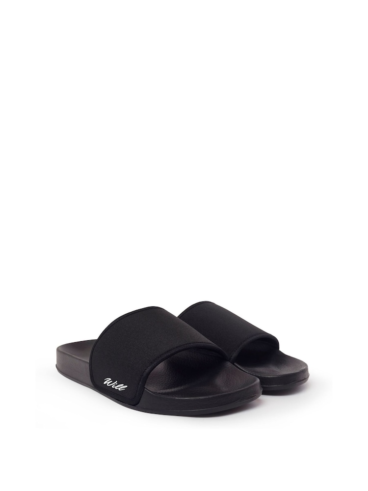 Personalised Mens Sliders by Stitch Style - Image 1 of 5