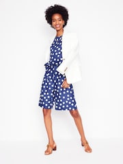 Boden Blue 100% Linen Shell Top - Image 2 of 7
