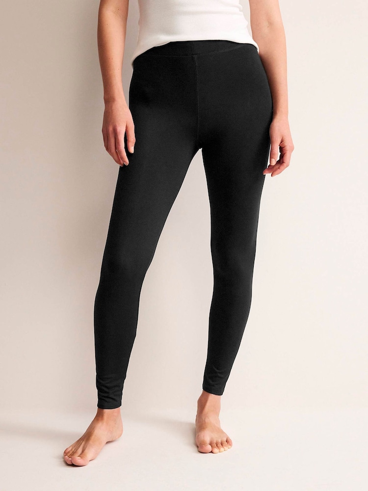 Boden Black High Rise Jersey Leggings - Image 4 of 4