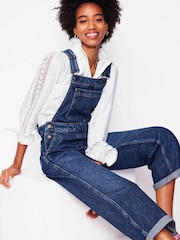 Boden Blue Straight Leg Dungarees - Image 1 of 1