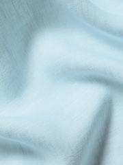 Charles Tyrwhitt Blue Ground Slim Fit Slim Fit Plain Pure 100% Linen Shirt - Image 5 of 5