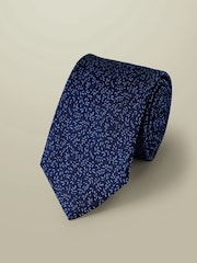 Charles Tyrwhitt Light blue Floral Tie - Image 1 of 2