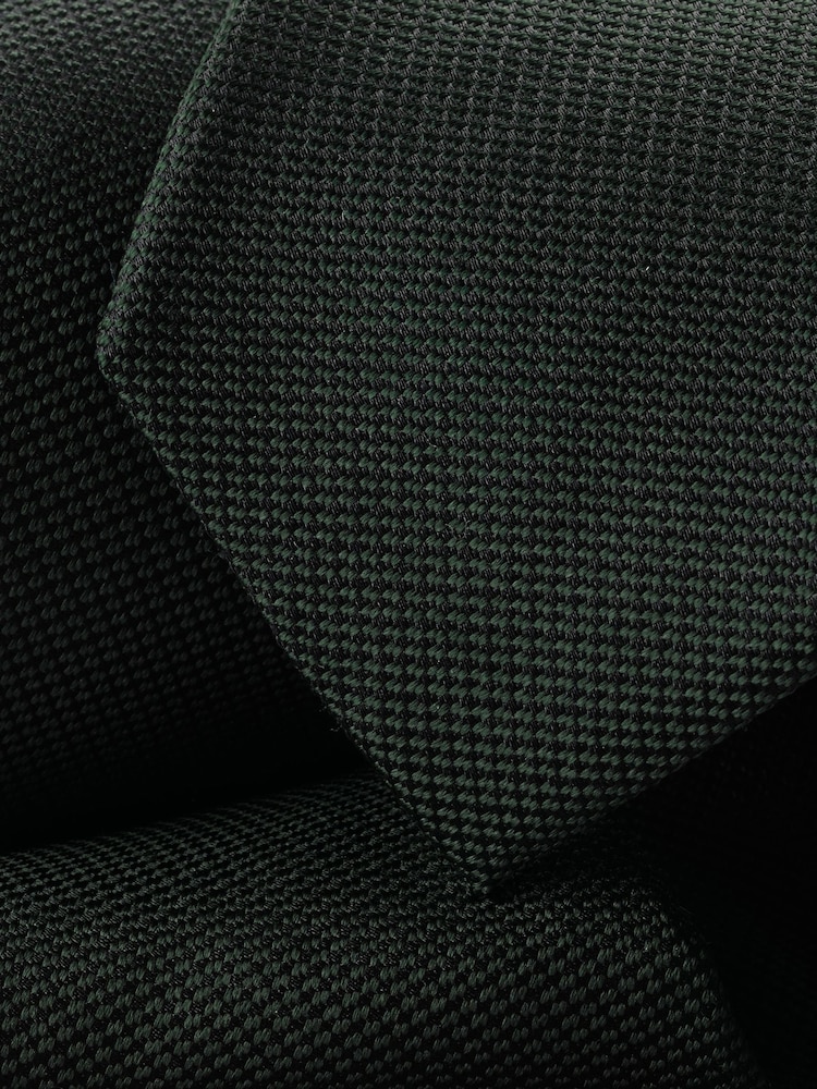 Charles Tyrwhitt Green Silk Stain Resistant Slim Tie - Image 2 of 2