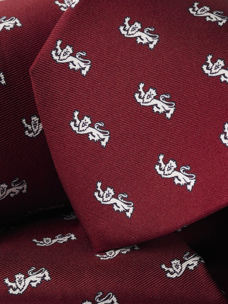 Charles Tyrwhitt Red The Lions™ Tie - Image 2 of 2
