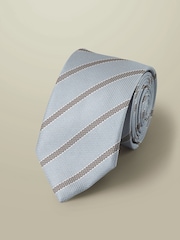 Charles Tyrwhitt Blue Silk Stripe Tie - Image 1 of 2