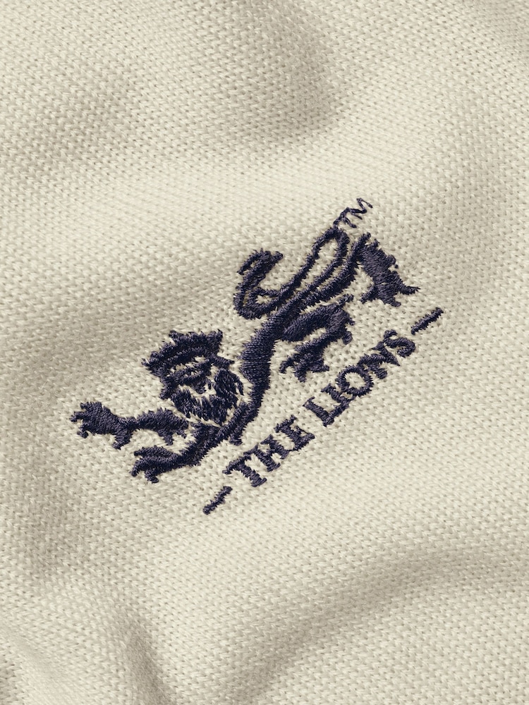 Charles Tyrwhitt Pink The Lions Performance Zip Neck Sweater - Image 5 of 5