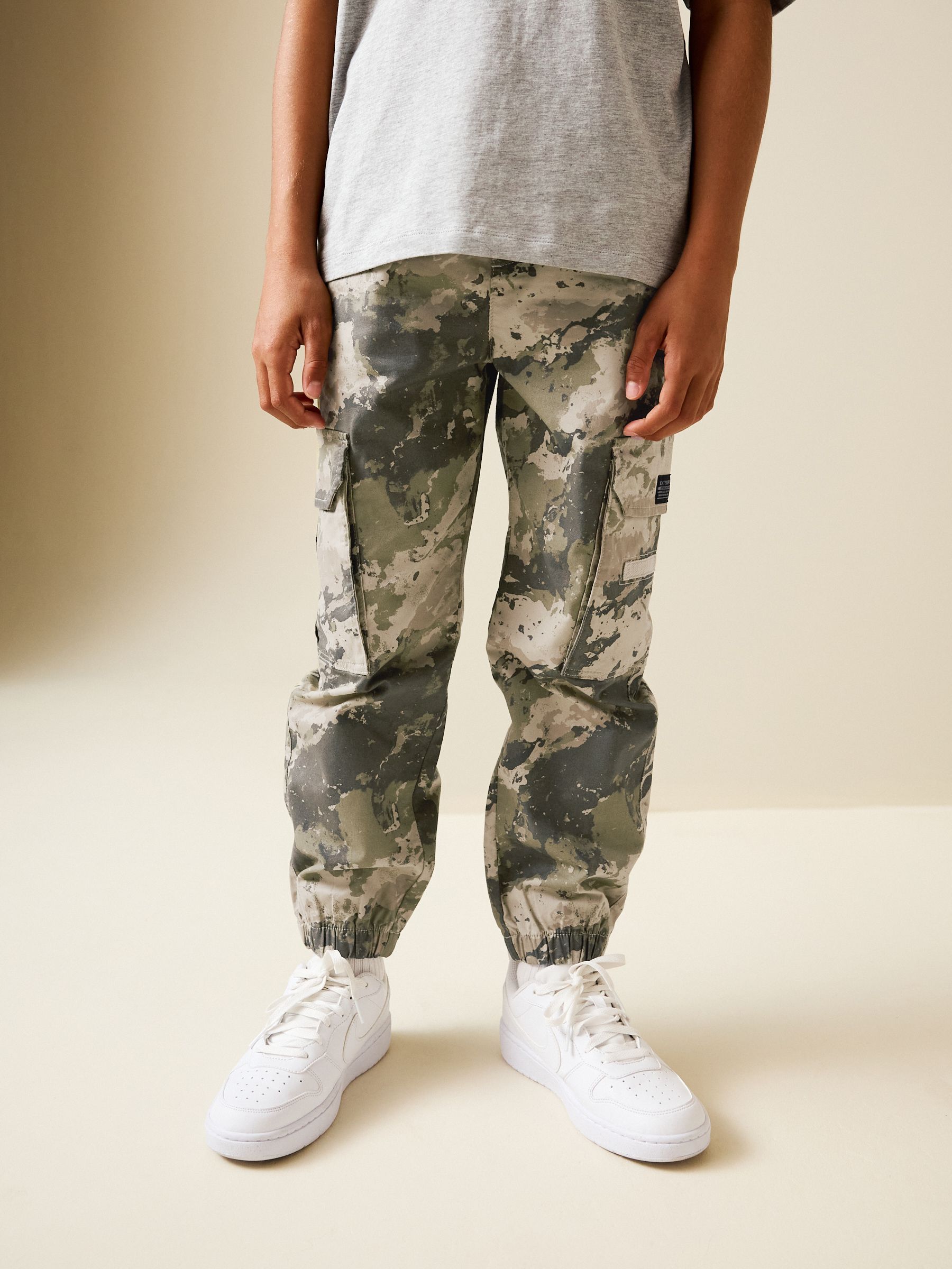 Buy Camo Loose Fit Cargo Trousers (3-16yrs) from the Next UK