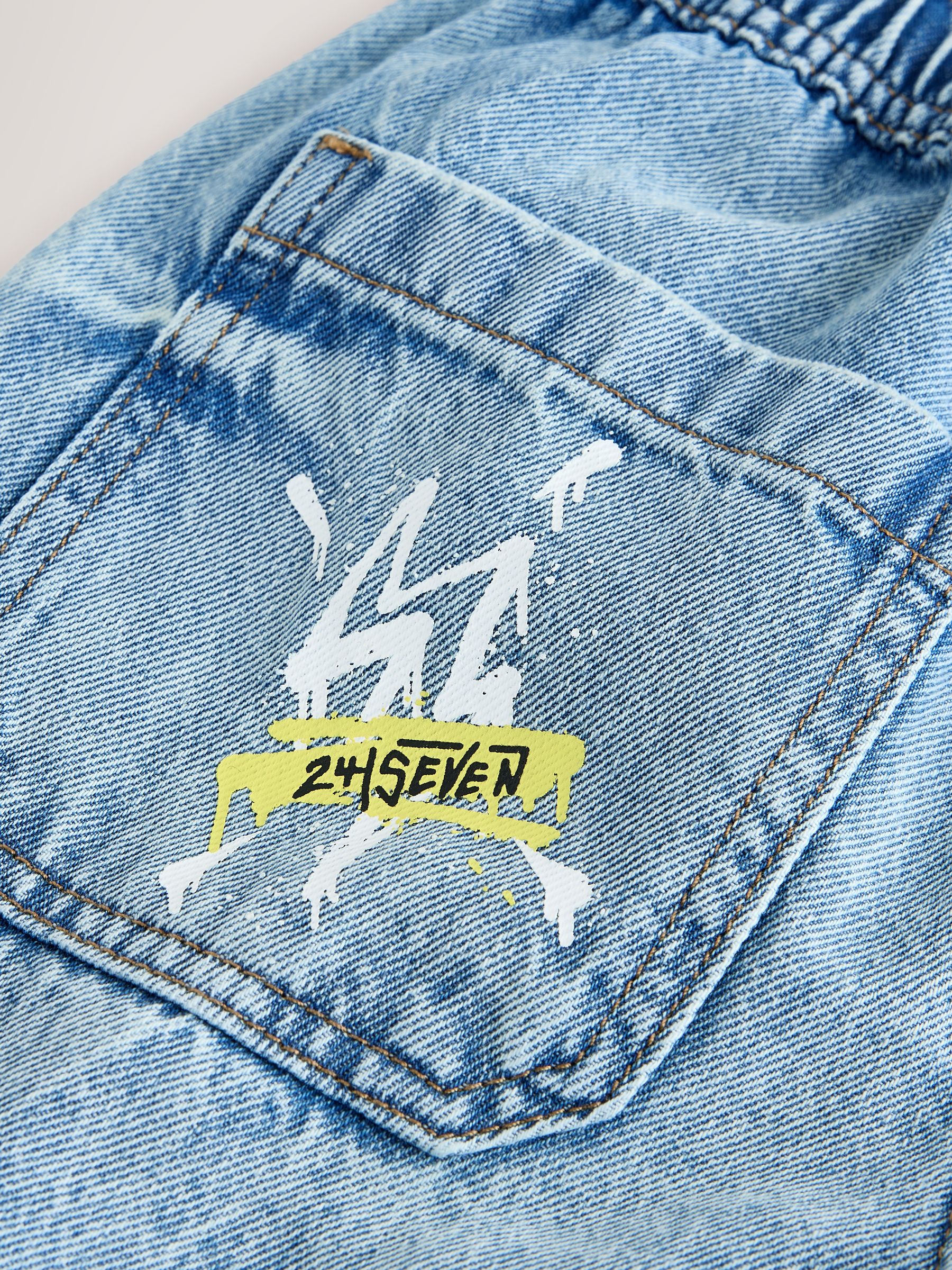 Buy Blue Pull on Jeans (3-16yrs) from the Next UK online shop