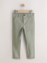 Sage Green Skinny Fit Stretch Chino Trousers (3-17yrs) - Image 5 of 8