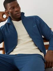 BOSS Blue Zip Through Jacket - Image 4 of 5