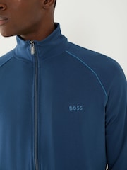 BOSS Blue Zip Through Jacket - Image 5 of 5