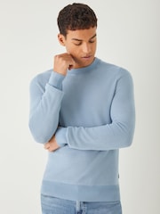 BOSS Blue Regular Fit Klapok Jumper - Image 4 of 5