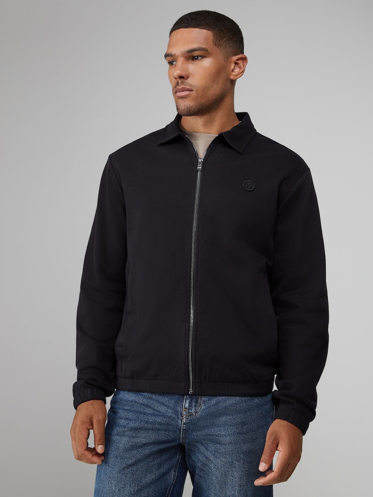 BOSS Black Serlio Zip Through Jacket - Image 1 of 5 BOSS Black Serlio Zip Through Jacket - Image 1 of 5