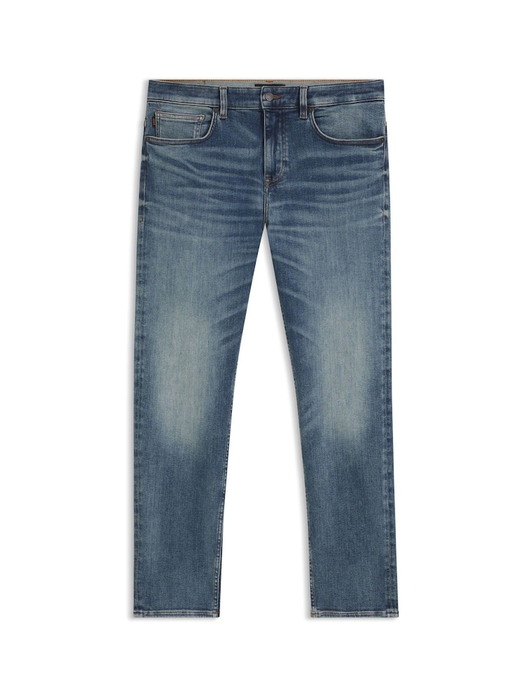 BOSS Blue Slim Fit Delaware Stretch Jeans - Image 1 of 1 BOSS Blue Slim Fit Delaware Stretch Jeans - Image 1 of 1