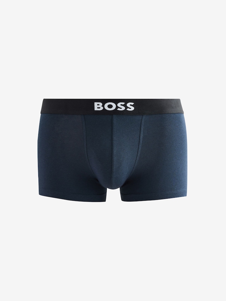 BOSS Black One Logo Boxers Trunks 3 Pack - Image 4 of 4