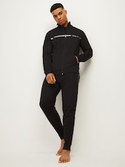 Preto - Blusa de moletom com logotipo autêntico da BOSS - Imagem 2 de 5