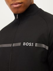 Preto - Blusa de moletom com logotipo autêntico da BOSS - Imagem 3 de 5